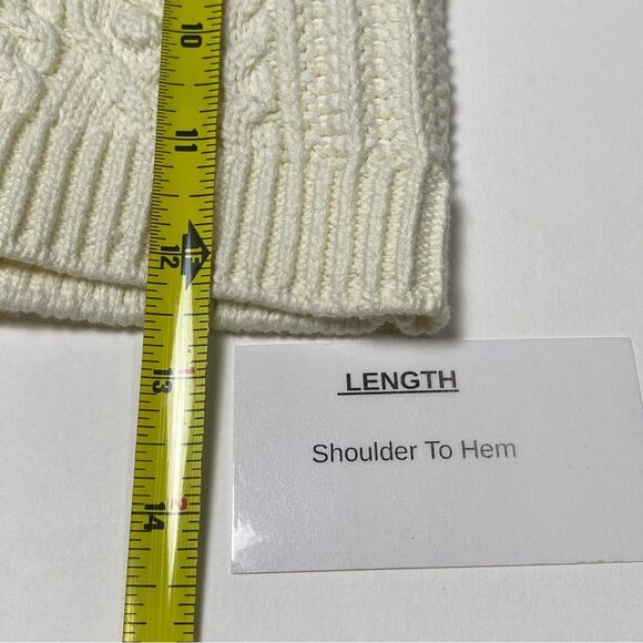 NWT Rachel Zoe Ivory Button Front Knit Cardigan Sweater Size 18 Months - Picture 11 of 11